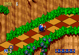 Скриншот игры Sonic 3D Blast